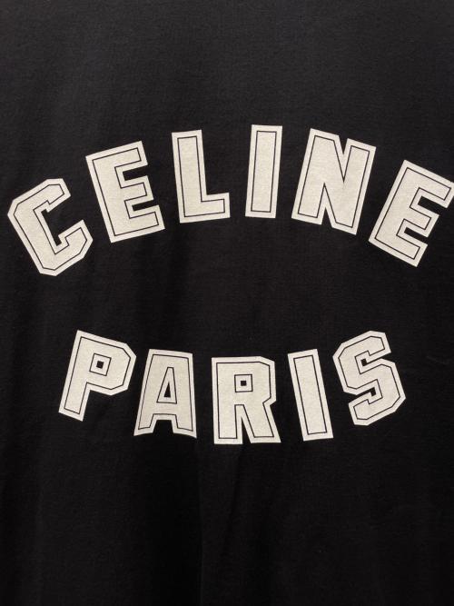 CELINE（セリーヌ）CELINE (セリーヌ) ロゴプリントルーズTEE ホワイト サイズ:Sの古着・服飾アイテム