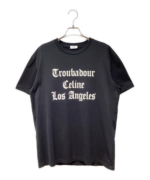 CELINE（セリーヌ）CELINE (セリーヌ) トルバドール ルーズTシャツ ブラック サイズ:Sの古着・服飾アイテム