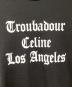 中古・古着 CELINE (セリーヌ) トルバドール ルーズTシャツ ブラック サイズ:S：30000円