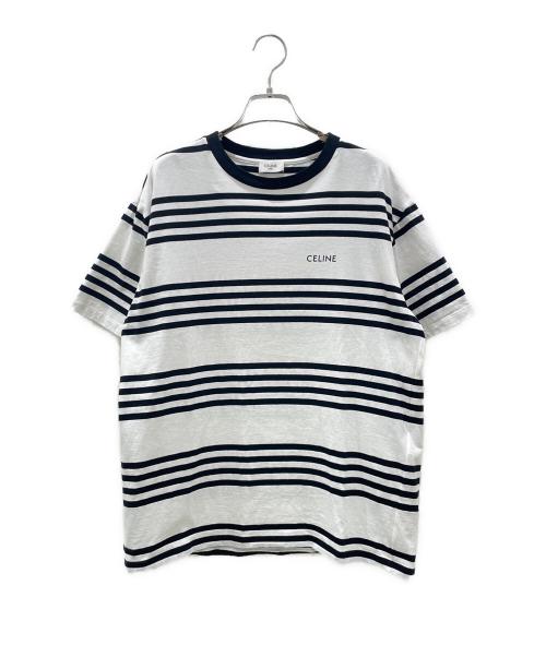 CELINE（セリーヌ）CELINE (セリーヌ) ルーズTシャツ ホワイト サイズ:Sの古着・服飾アイテム