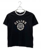 CELINEセリーヌ）の古着「BLASON ルーズTシャツ」｜ブラック