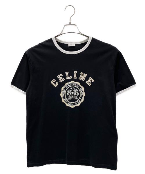 CELINE（セリーヌ）CELINE (セリーヌ) BLASON ルーズTシャツ ブラック サイズ:Sの古着・服飾アイテム