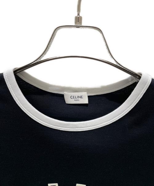 CELINE（セリーヌ）CELINE (セリーヌ) BLASON ルーズTシャツ ブラック サイズ:Sの古着・服飾アイテム