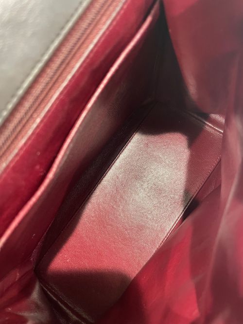 CHANEL（シャネル）CHANEL (シャネル) ココマーク チェーン マトラッセ ハンドバッグ  ブラック×シルバー金具の古着・服飾アイテム