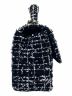 中古・古着 CHANEL (シャネル) トップハンドル ツイード チェーンショルダーバッグ ブラック×ゴールド金具 サイズ:20：750000円