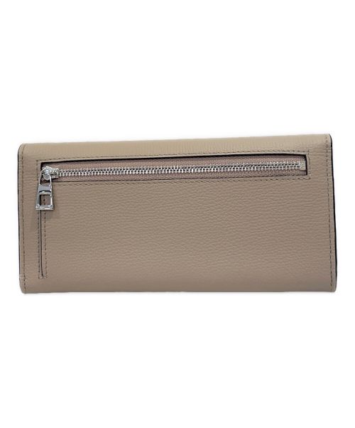 LOEWE（ロエベ）LOEWE (ロエベ) アナグラムコンティネンタルウォレット サンドの古着・服飾アイテム