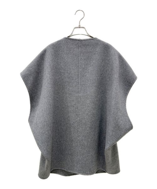 CELINE（セリーヌ）CELINE (セリーヌ) フィービー期 カシミヤ ポンチョ グレー サイズ:36の古着・服飾アイテム
