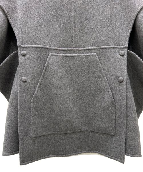 CELINE（セリーヌ）CELINE (セリーヌ) フィービー期 カシミヤ ポンチョ グレー サイズ:36の古着・服飾アイテム
