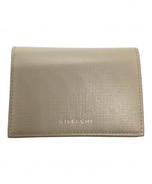 GIVENCHY（ジバンシィ）の古着「クラシック4Gレザー ウォレット」｜ベージュ×ブラック