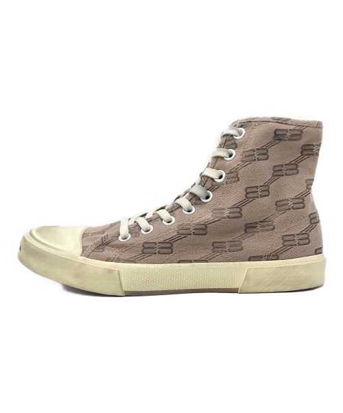 BALENCIAGA（バレンシアガ）BALENCIAGA (バレンシアガ)  PARIS HIGH TOP SNEAKER ブラウン サイズ:41の古着・服飾アイテム