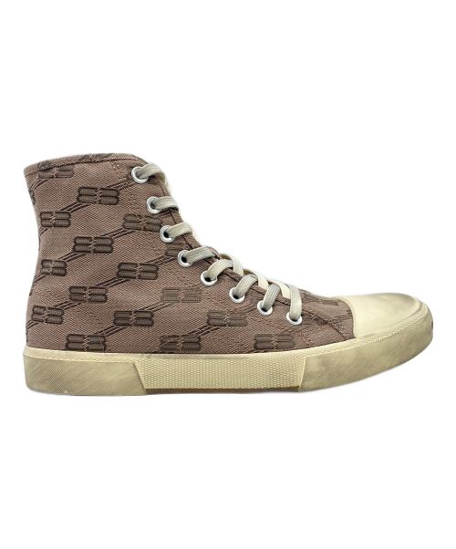 BALENCIAGA（バレンシアガ）BALENCIAGA (バレンシアガ)  PARIS HIGH TOP SNEAKER ブラウン サイズ:41の古着・服飾アイテム