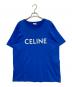CELINE（セリーヌ）の古着「ロゴTシャツ」｜ブルー