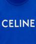 中古・古着 CELINE (セリーヌ) ロゴTシャツ ブルー サイズ:L：30000円