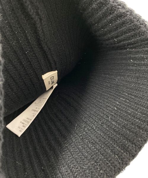 CELINE（セリーヌ）CELINE (セリーヌ) Sequin Knit Cap（スパンコールニットキャップ） シルバーの古着・服飾アイテム