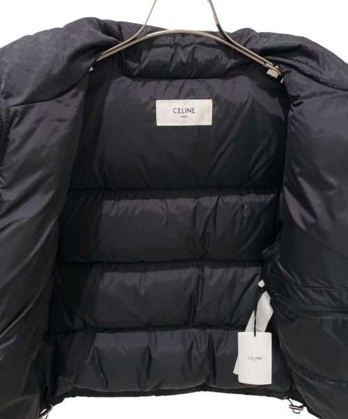 CELINE（セリーヌ）CELINE (セリーヌ) トリオンフ ダウンジャケット ブラック サイズ:44の古着・服飾アイテム