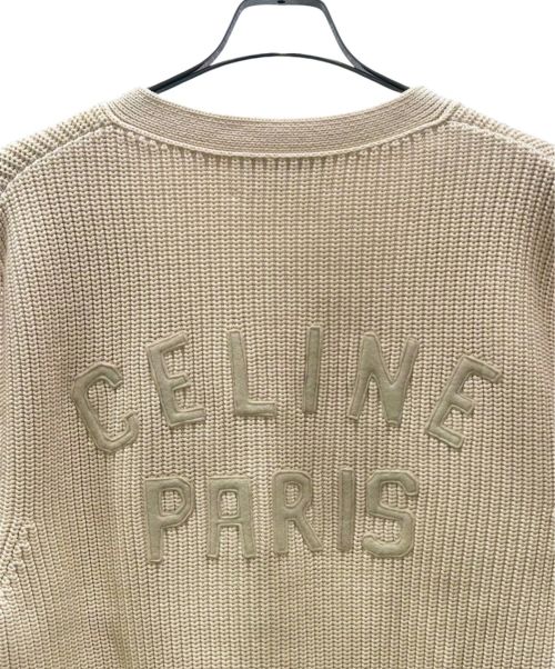 CELINE（セリーヌ）CELINE (セリーヌ) ロング カレッジカーディガン ホワイト サイズ:Sの古着・服飾アイテム
