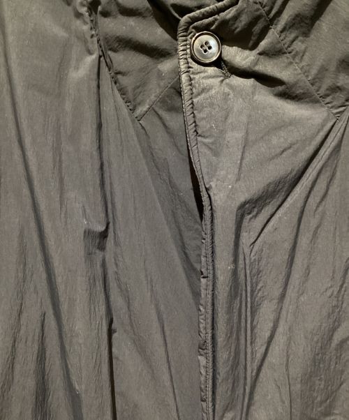 Maison Margiela（メゾンマルジェラ）Maison Margiela (メゾンマルジェラ) Recycle Nylon Padded Coat（リサイクルナイロン中綿コート） ブラック サイズ:38の古着・服飾アイテム