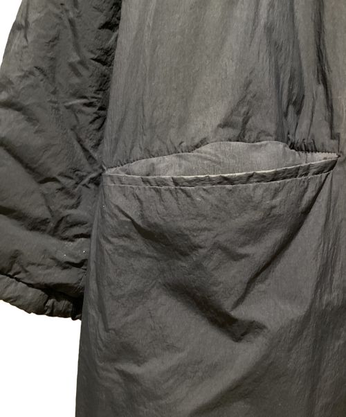 Maison Margiela（メゾンマルジェラ）Maison Margiela (メゾンマルジェラ) Recycle Nylon Padded Coat（リサイクルナイロン中綿コート） ブラック サイズ:38の古着・服飾アイテム