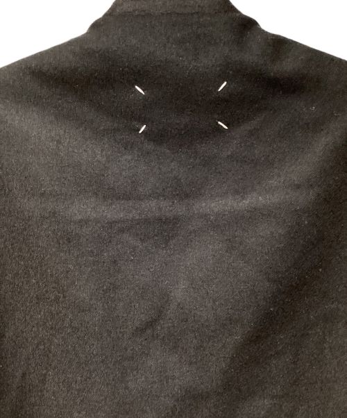 Maison Margiela（メゾンマルジェラ）Maison Margiela (メゾンマルジェラ) Collarless Wool Jacket（ノーカラーウールジャケット） ブラック サイズ:46の古着・服飾アイテム