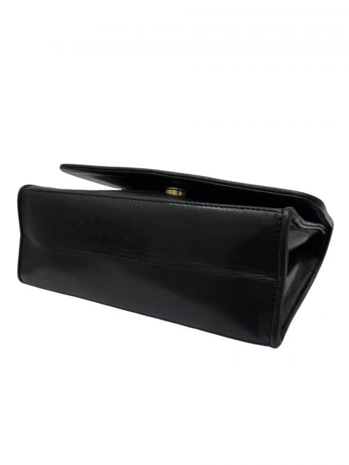 CHANEL（シャネル）CHANEL (シャネル) マトラッセ19/シングルフラップチェーンショルダーバッグ ブラック×ゴールド サイズ:19の古着・服飾アイテム
