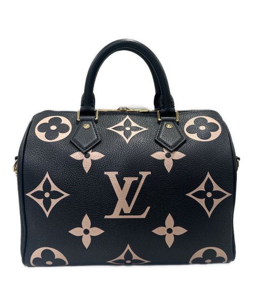 LOUIS VUITTON（ルイ ヴィトン）LOUIS VUITTON (ルイ ヴィトン) スピーディバンドリエール25  ブラック×ベージュの古着・服飾アイテム