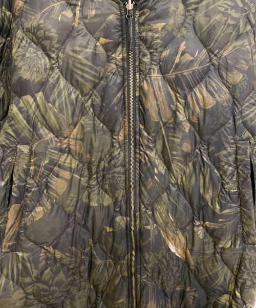 s'yte（サイト）s'yte (サイト) TAION (タイオン) DAHLIA CAMOUFLAGE QUILTED DOWN REVERSIBLE LONG MA-1 ブラック サイズ:2の古着・服飾アイテム