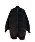 s'yte（サイト）の古着「DAHLIA CAMOUFLAGE QUILTED DOWN REVERSIBLE LONG MA-1」｜ブラック