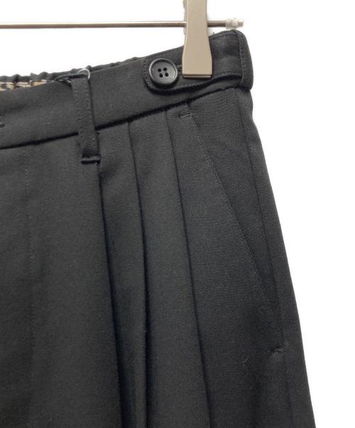 GLIMCLAP（グリムクラップ）GLIMCLAP (グリムクラップ) Cocoon silhouette pants ブラック サイズ:S 未使用品の古着・服飾アイテム