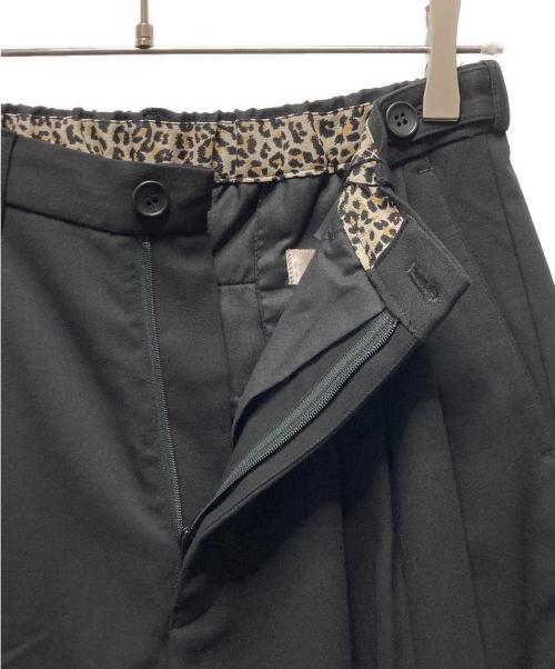 GLIMCLAP（グリムクラップ）GLIMCLAP (グリムクラップ) Cocoon silhouette pants ブラック サイズ:S 未使用品の古着・服飾アイテム