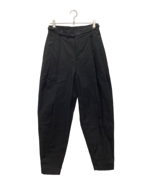 ato（アトウ）ato (アトウ) 2TACK PANTS ブラック サイズ:SIZE 44の古着・服飾アイテム