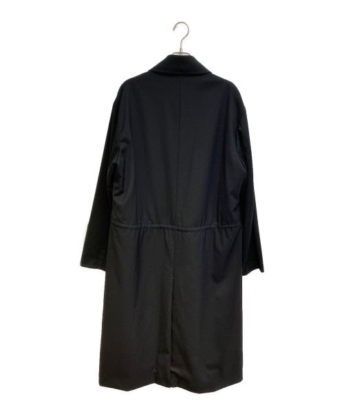 s'yte（サイト）s'yte (サイト) T/W GABARDINE SOUTIEN COLLAR WAIST TIE AND WING LONG COAT ブラック サイズ:2の古着・服飾アイテム