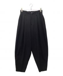 GLIM CLAP（グリムクラップ）の古着「Color scheme design & balloon silhouette pants」｜ブラック
