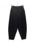 glim clap（グリムクラップ）の古着「Color scheme design & balloon silhouette pants」｜ブラック
