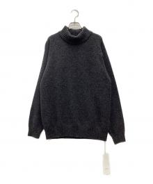 ATON（エイトン）の古着「ウールカノコニット」｜グレー