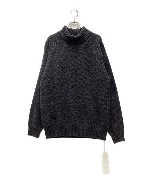 ATON（エイトン）ATON (エイトン) ウールカノコニット グレー サイズ:SIZE 2の古着・服飾アイテム