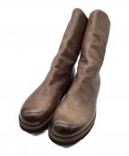 the last conspiracyザラストコンスピラシー）の古着「バックジップブーツ ビブラムソール」｜ブラウン