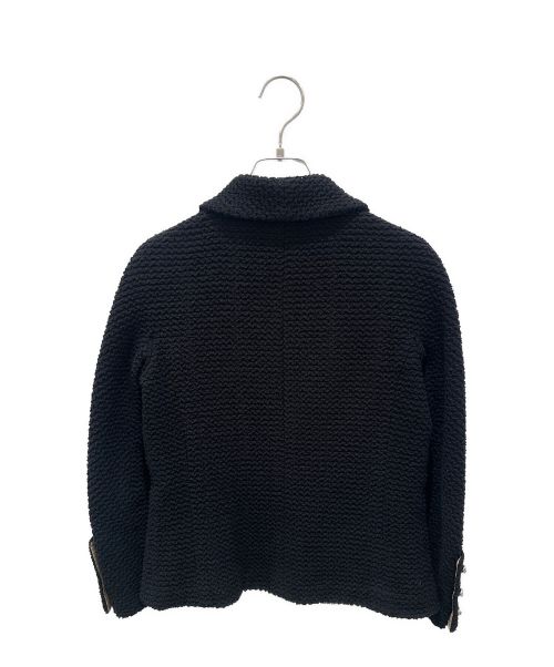 CHANEL（シャネル）CHANEL (シャネル) チェーントリムツイードジャケット ブラック サイズ:34の古着・服飾アイテム