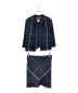 CHANEL（シャネル）の古着「ツイードセットアップ」｜ブラック×ピンク