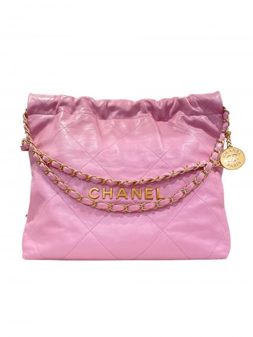 CHANEL（シャネル）CHANEL (シャネル) シャネル22 ピンク×ゴールド金具の古着・服飾アイテム