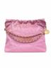 CHANEL（シャネル）の古着「シャネル22」｜ピンク×ゴールド金具