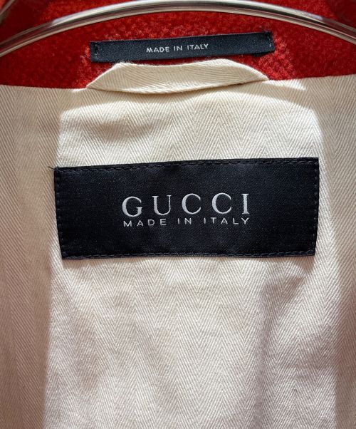 GUCCI（グッチ）GUCCI (グッチ) Pコート オレンジ サイズ:48の古着・服飾アイテム
