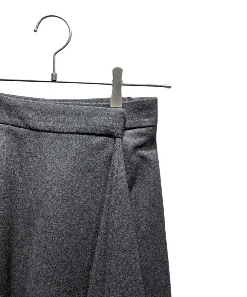 CELINE（セリーヌ）CELINE (セリーヌ) CELINE Wool Wrap Skirt/ウールラップスカート/	2J077325C グレー サイズ:34の古着・服飾アイテム