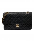 CHANELシャネル）の古着「チェーンショルダーバッグ」｜ブラック