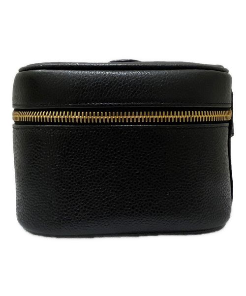 CHANEL（シャネル）CHANEL (シャネル) バニティバッグ ブラック サイズ:19の古着・服飾アイテム