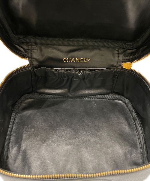 CHANEL（シャネル）CHANEL (シャネル) バニティバッグ ブラック サイズ:19の古着・服飾アイテム