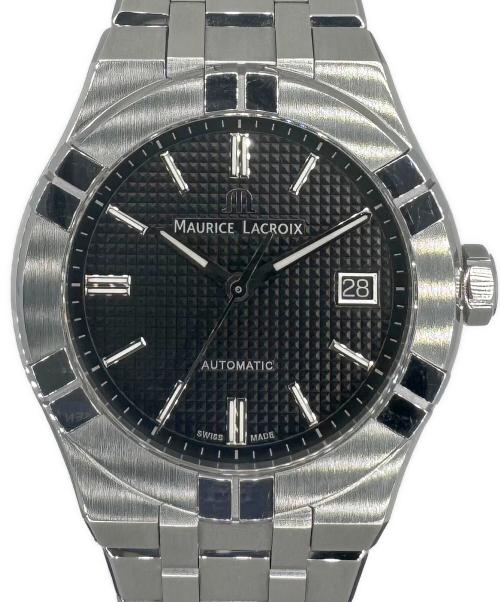 MAURICE LACROIX（モーリス・ラクロア）MAURICE LACROIX (モーリス・ラクロア) アイコン オートマチック Ref.AI6007-SS002-330-1 ブラック サイズ:39mmの古着・服飾アイテム