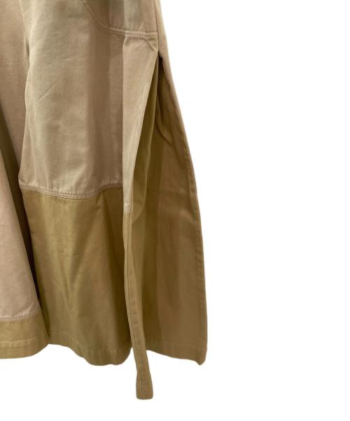 LOEWE（ロエベ）LOEWE (ロエベ) サイドプリーツワイドパンツ カーキ サイズ:34の古着・服飾アイテム