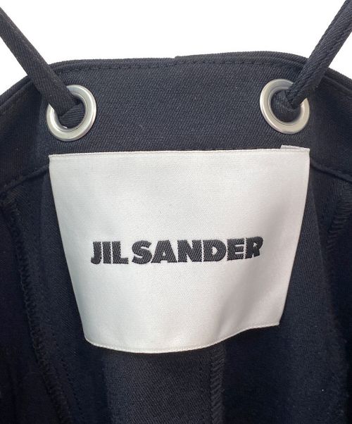JIL SANDER（ジルサンダー）JIL SANDER (ジルサンダー) プリーツキャミチュニック ブラック サイズ:36の古着・服飾アイテム