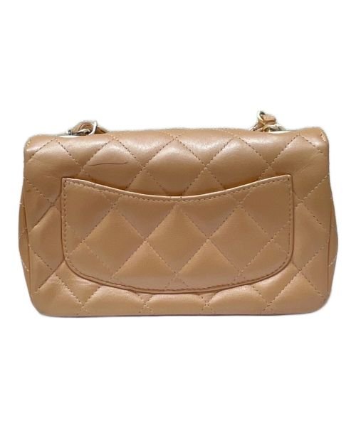 CHANEL（シャネル）CHANEL (シャネル) チェーンショルダーフラップバッグ ベージュ サイズ:17の古着・服飾アイテム