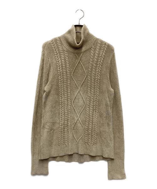 ABYTS（エーバイティーエス）abyts (エーバイティーエス) タートルネックニット ブラウン サイズ:SIZE 1の古着・服飾アイテム